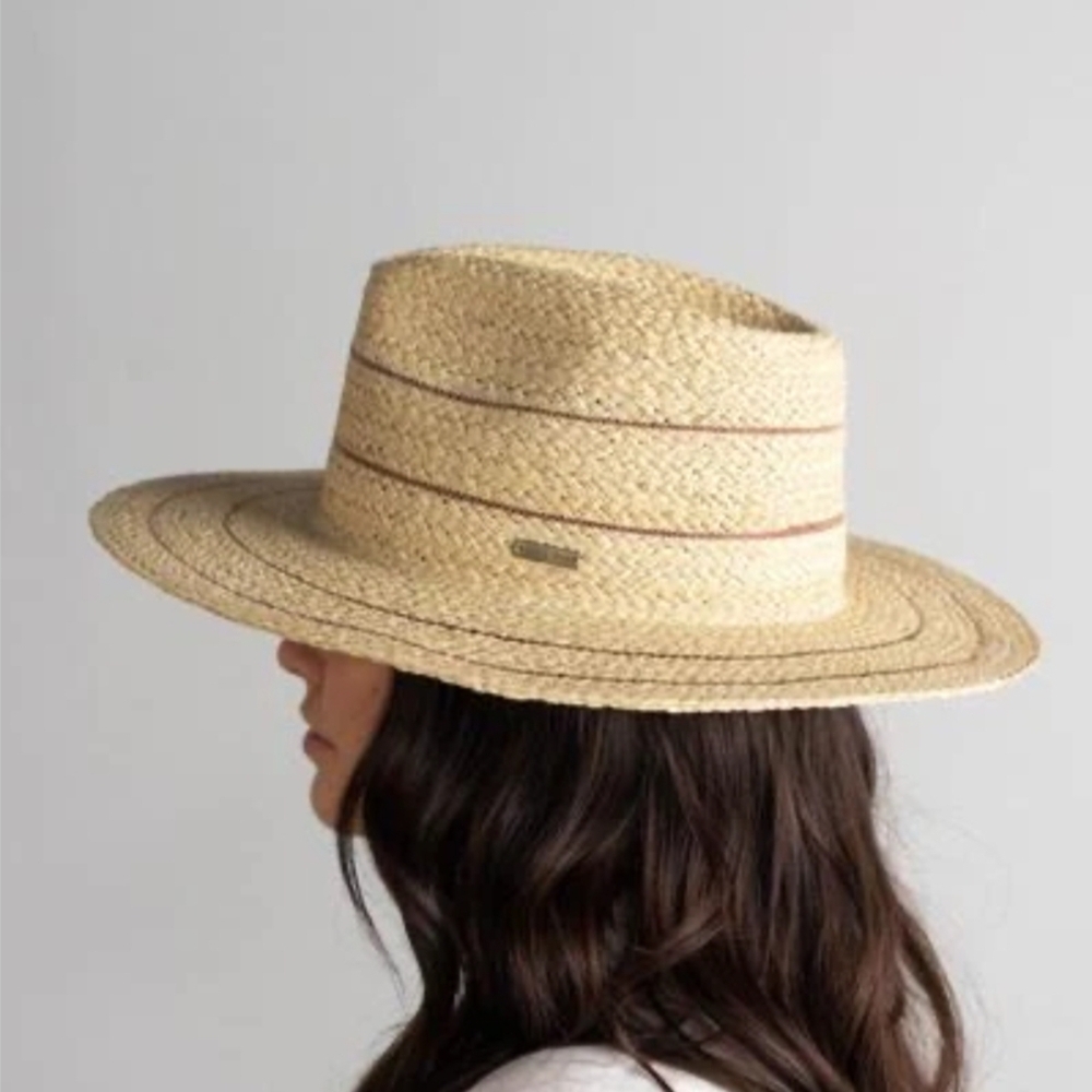 NWOT Gigi Pip Camila Straw Hat Adjustable Size 57